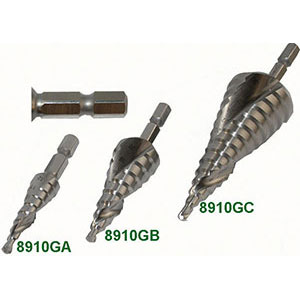 8910GC - COUNTERSINKS WITH EXAGONAL SHANK 1/4 AND 6,3 - Prod. SCU